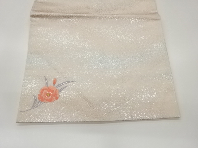  花葉模様織出し名古屋帯